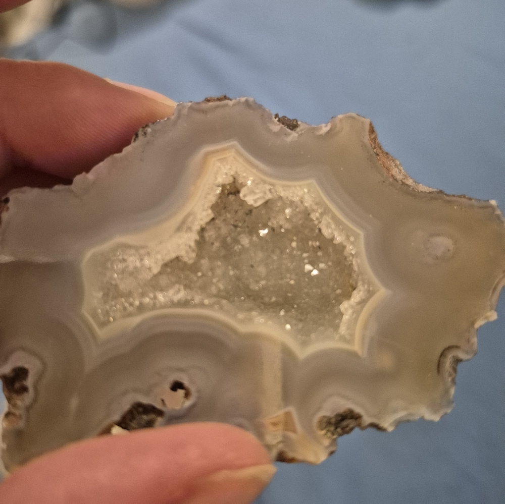 Hand Cut Agate Geode - Picture 3 of 5